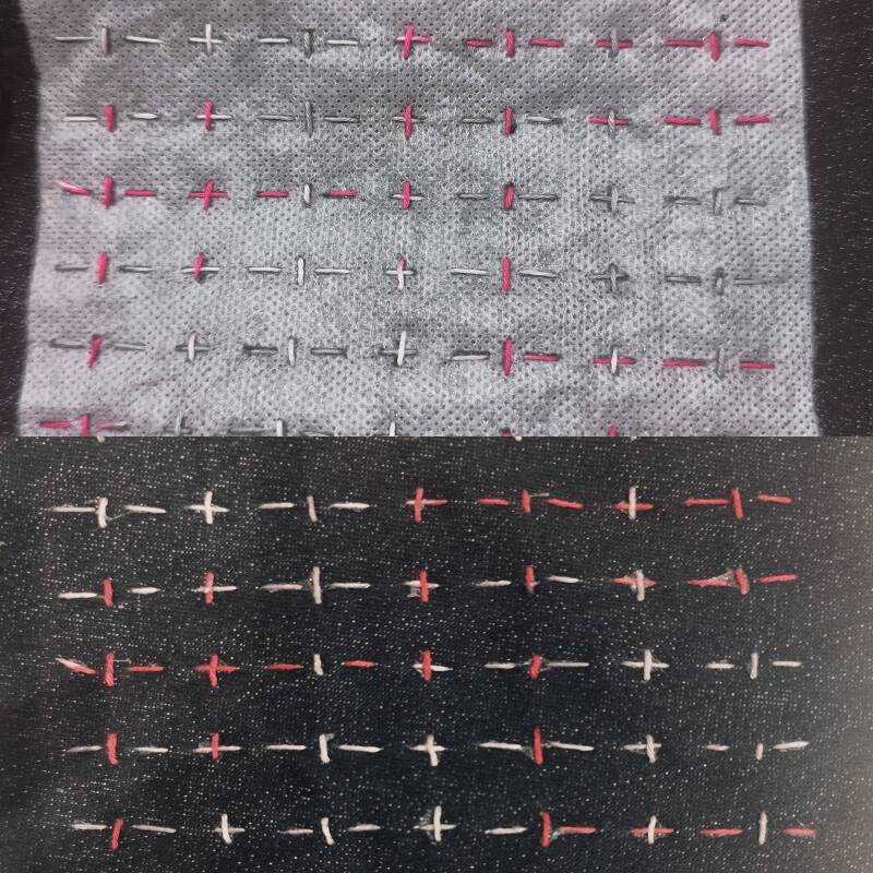 Washable Sashiko Transfers | Removable Visible Mending Transfers