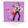 Anniversary card (sister and brother-in-law) - designed by Erica Sturla - 15cm square and blank inside, made in the UK