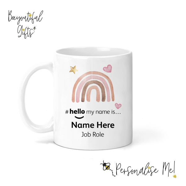 #hello my name is... Midi Set 1 - Pink Pastel Rainbow