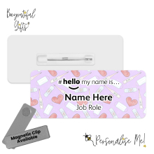 #hello my name is... Name Badge - Nurse Doctor Medical Care