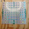 100 Silver Holographic Snowflake Stickers