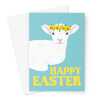 Cute Lamb Easter Card - A5 Portrait - 1 Card