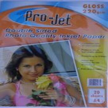Projet 220gsm Double Sided Gloss