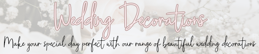 Wedding Decorations Banner