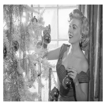 Putting up the decorations