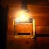 Gentleman Jack  - Copper frame Bottle table lamp - Original - Upcycled - Man/She Cave - Fathers/Mother Day - Gifts For Him/Her