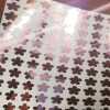 1cm Flower Stickers, 70's hippy style flower stickers - Pink