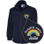 Rainbow Healthcare Fleece Jacket with Rainbow Design | Private healthcare Fleece Jacket Embroidered with Name. Custom Outdoor Weather Jacket - Small (S)