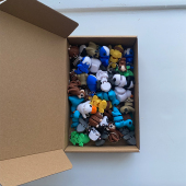 Mixed Keyring Box (40 Keyrings)
