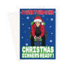 Funny Video Gamer Christmas Card - Pause Your Game - A5 Portrait - 1 Card