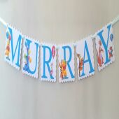 Personalised Winnie Pooh Banner, Winnie Pooh Name Banner, Winnie Pooh Nursery