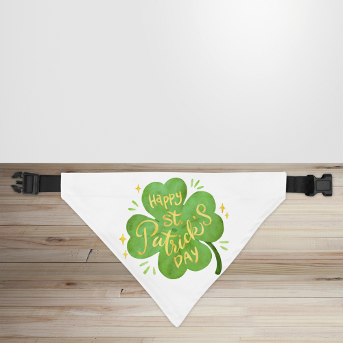 'Happy St Patrick's Day' Dog/Puppy Bandana