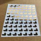 Rubber Duck Golden Stickers