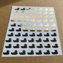 Rubber Duck Golden Stickers