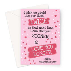 True Love Valentine's Day Card For Her