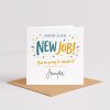 New Job Card for Her &ndash; Personalised Congratulations Card for a New Role - Smooth No Message - Kraft Brown