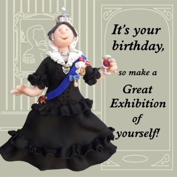 Exhibition Of Yourself Funny Olde Worlde Birthday Card Erica Sturla Cards