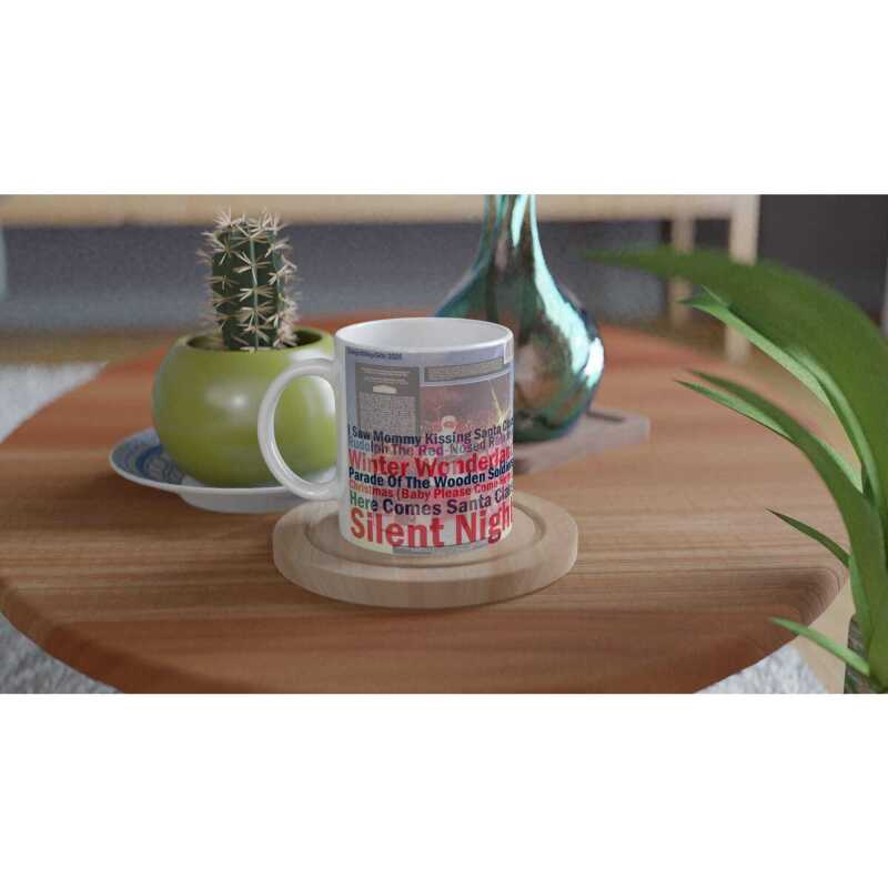 Phil Spector Christmas Album Track Mug - Ceramic White