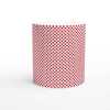Multi Red Dot Pattern Mug - Ceramic White