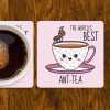 Funny Auntie Coaster: Novelty Ant-Tea Gift
