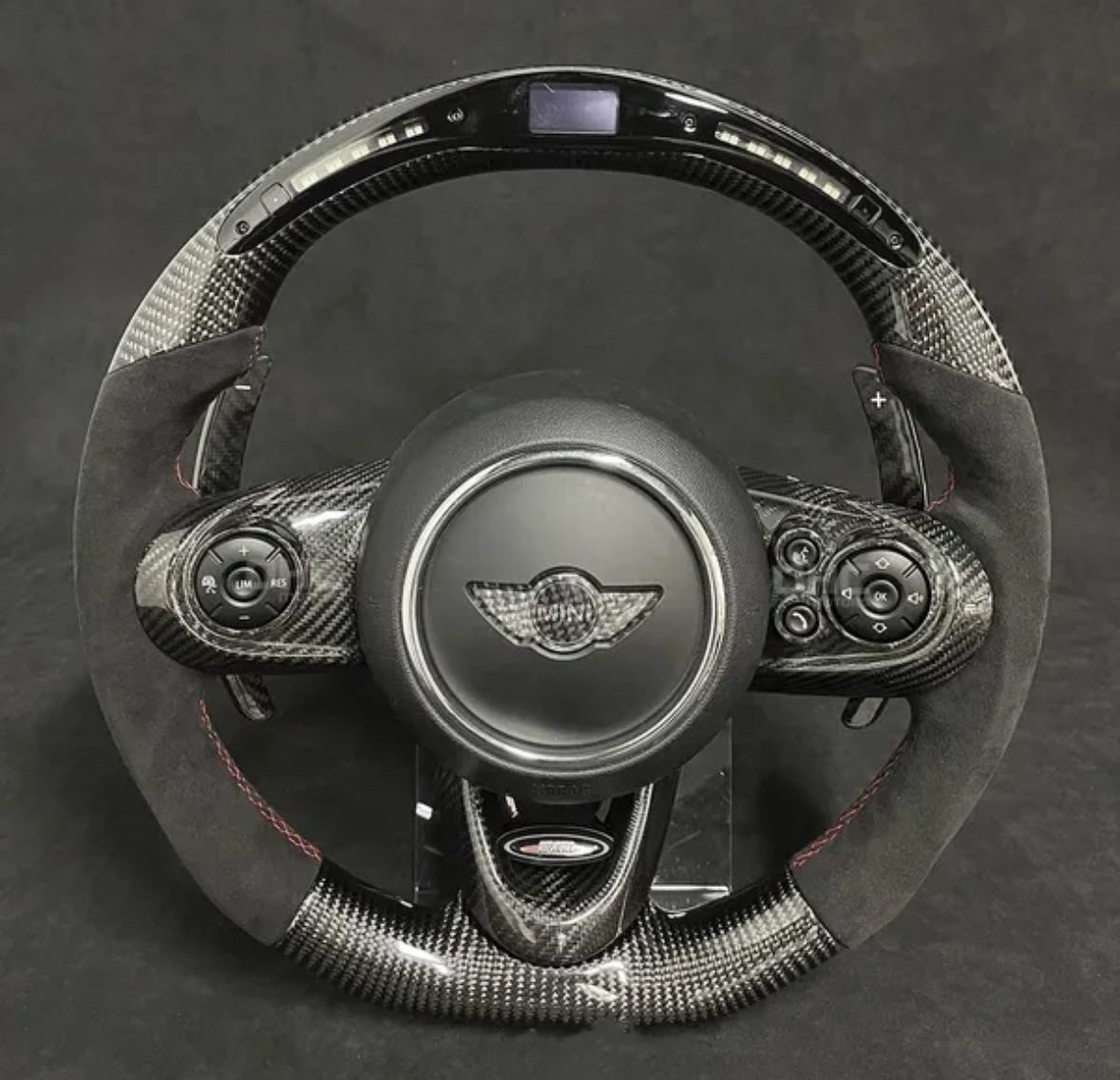 MINI JCW F56 CARBON LED CUSTOM STEERING WHEEL