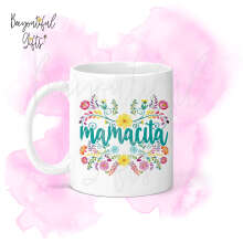 Mother's Day Ceramic Mug - Floral Mamacita