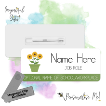 Education/Childcare Name Badge - Sunflowers