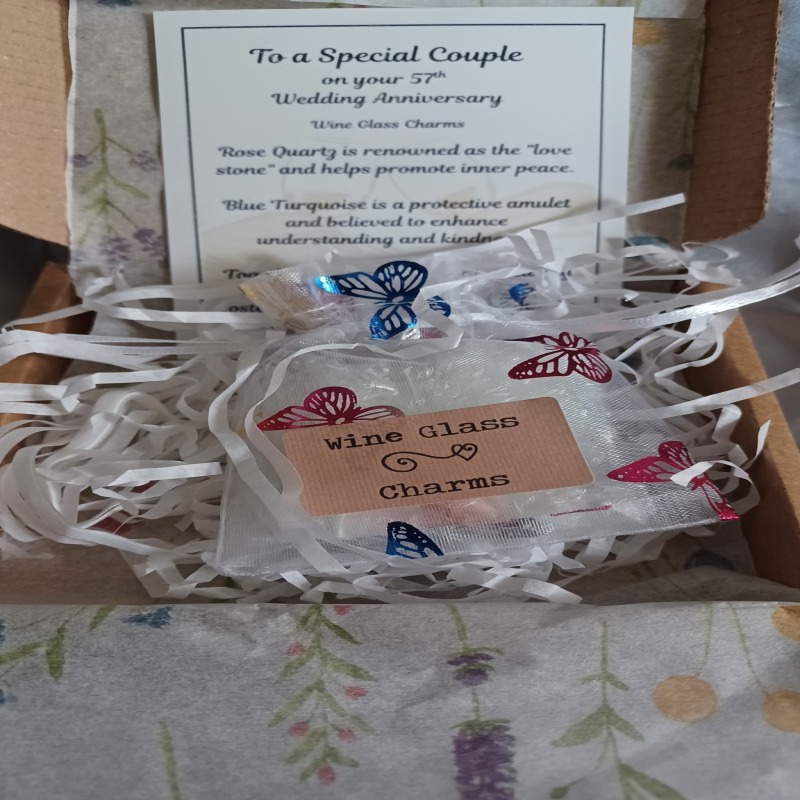 Wedding, Anniversary, Special Occasion Wine Glass Charms