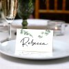 Personalised Eucalyptus Place Name Cards - Seating cards