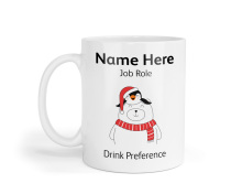 Personalised Ceramic Mug - Penguin & Snowbear