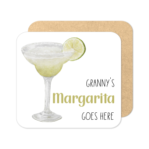 Personalised Margarita Coaster | Personalised Cocktail Coaster