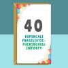 Funny 40th Birthday Card - Personalised inside if required - For Him or For Her - Perfect greetings card for someone turning 40 years old - Blank inside - Regular - Matte