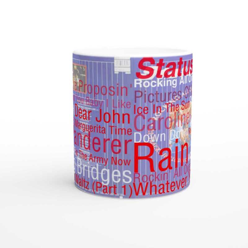 Status Quo Rockin All Over The Years Track Mug