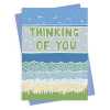 Tranquil ocean themed thinking of you card with a gorgeous printed envelope - 12 x 17cm and blank inside - made in the UK