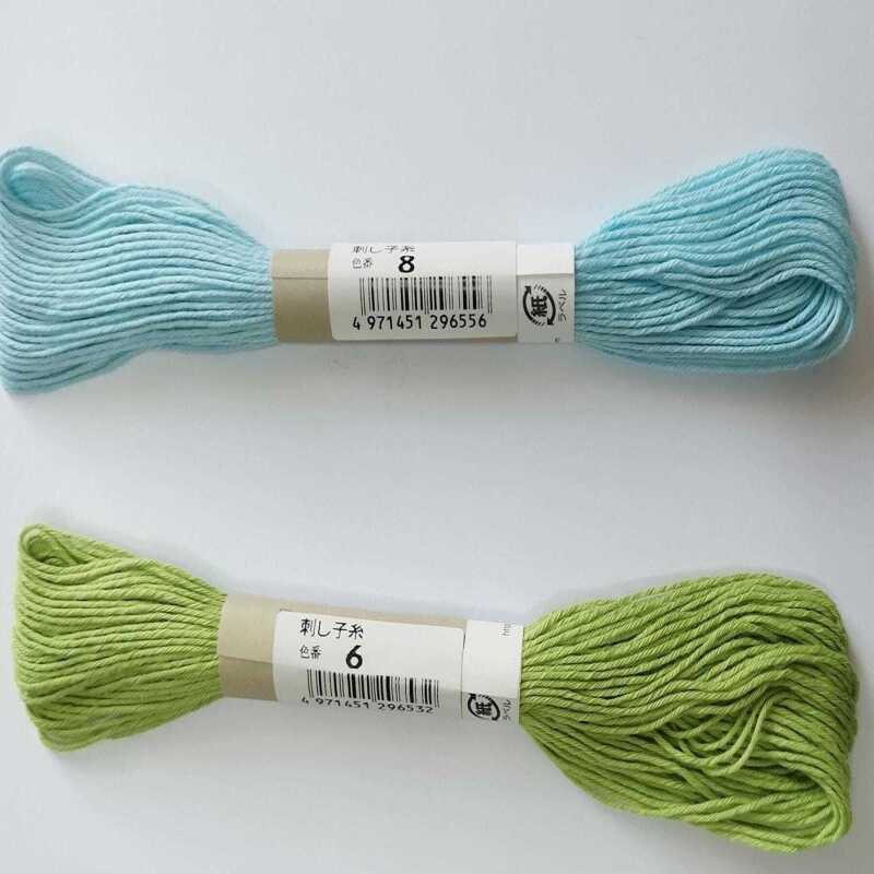 Olympus Sashiko Cotton Thread 20m - #8 Light Blue