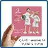 1st to 5th Anniversary Card Pack - Fun Wedding Anniversary Cards - Polymer Clay Art by Erica Sturla - Made in the UK