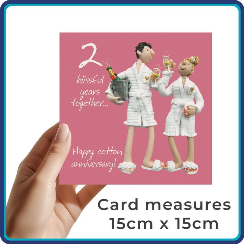 1st to 5th Anniversary Card Pack - Fun Wedding Anniversary Cards - Polymer Clay Art by Erica Sturla - Made in the UK