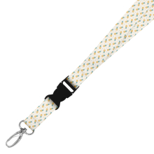 Double Breakaway Lanyard - Summer Pineapples