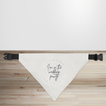 'I'm In the Wedding Pawty' Wedding Party Dog/Puppy Bandana