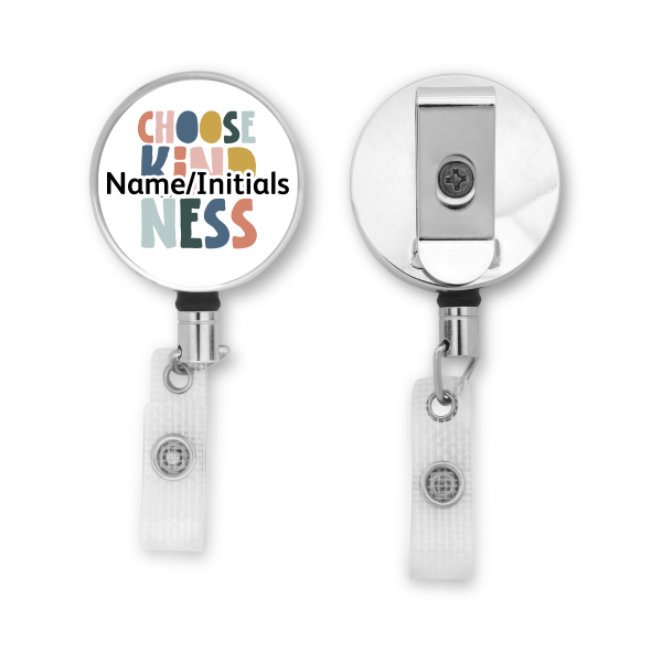 Personalised Metal ID Reel - Choose Kindness