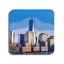 One World Trade Center - New York | Global Artwork Wooden Coaster