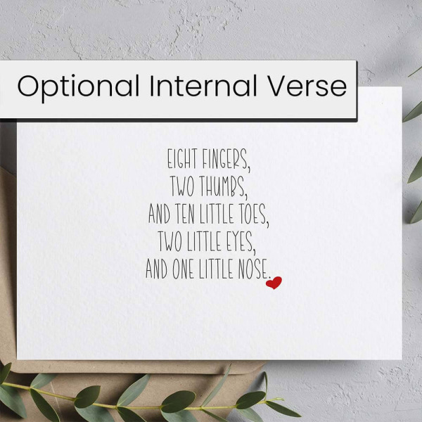 Pregnancy Announcement Card - We Have A Little Surprise For You - Small (A6) - Single Card