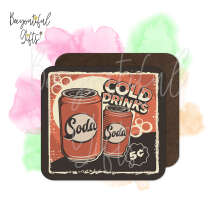 Retro Drinks Coaster - Retro Posters