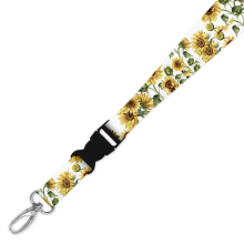 Double Breakaway Lanyard - Sunflower Border