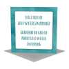 First rule of cold water swimming - funny wild swimmer card - designed by Erica Sturla - 15cm square and blank inside