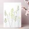 Green meadow greeting card -  designed by Eloise Hall - 15.7 x 11cm and blank inside, made in the UK