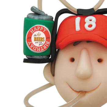 18 Beers Greetings Card