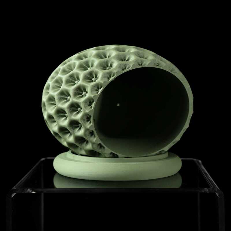 Starry Planter Pot - Matte Dark Green