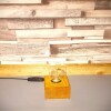 Buy2get3rd free - Small - Rustic Industrial Lamp Inset - Reclaimed Wood - Quirky Square Rectangle - Desk Lamp Table Lamp - Bedside Lamp - Man/She Cave - Handmade