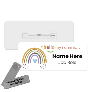 Name Badge - Boho Rainbows Hello My Name is... - Boho Rainbow 4